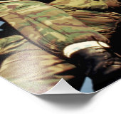 Mariniers op een SPIE RIG. een touwapparaat dat Foto Afdruk (Hoek)