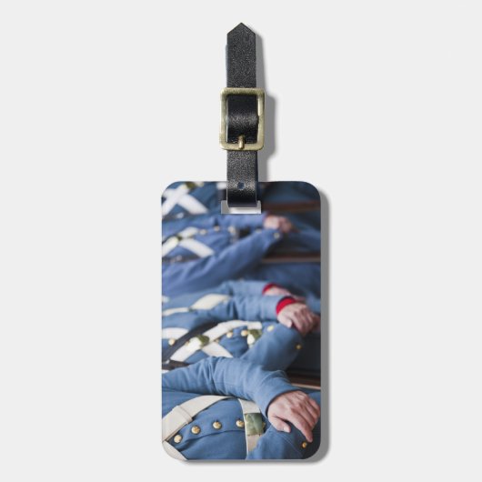 Mariniers uit de Amerikaanse burgeroorlog, militai Bagagelabel (Voorkant verticaal)