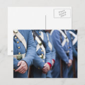 Mariniers uit de Amerikaanse burgeroorlog, militai Briefkaart (Voorkant / Achterkant)