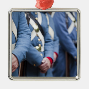 Mariniers uit het tijdperk van de Amerikaanse Burg Metalen Ornament
