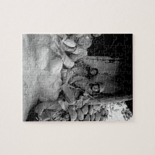 Mariniers van de 1e Mariene Divisie relaxt_War Afb Legpuzzel (Horizontaal)