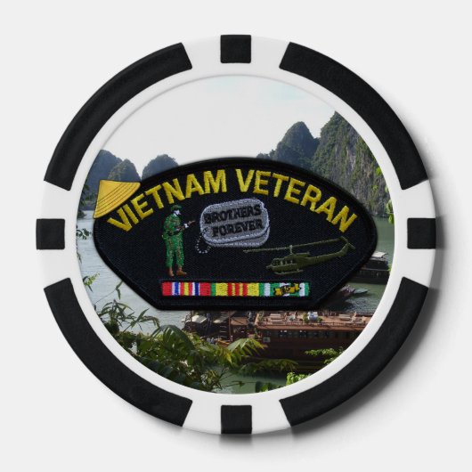 mariniers van de marine vietnam - oorlogsvaten pokerchips (Voorkant)