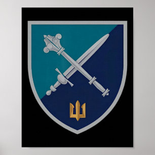 Marinierskorpscommando (Oekraïne) Oekraïense M Poster