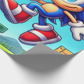 Mario en Sonic Cadeauverpakking Cadeaupapier (Hoek)