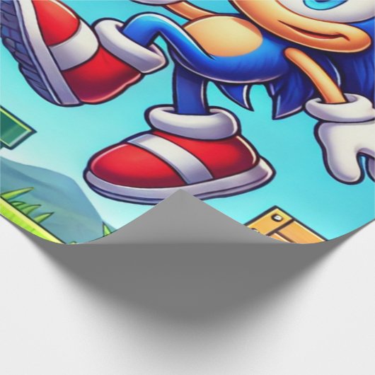 Mario en Sonic Cadeauverpakking Cadeaupapier (Hoek)