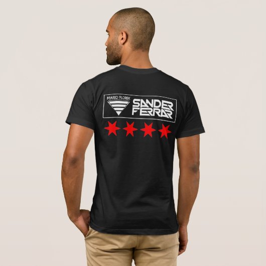 Mario Florek Sander Ferrar & Chicago Stars terug T-shirt (Achterkant volledig)