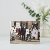 mario mitsis - uk demo group briefkaart (Staand voorkant)