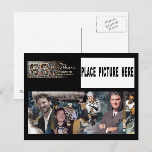 Mario Mosaic Briefkaart met individuele foto (Voorkant / Achterkant)