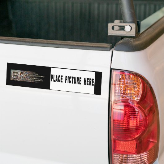 Mario Mosaic Bumpersticker (Op Truck)