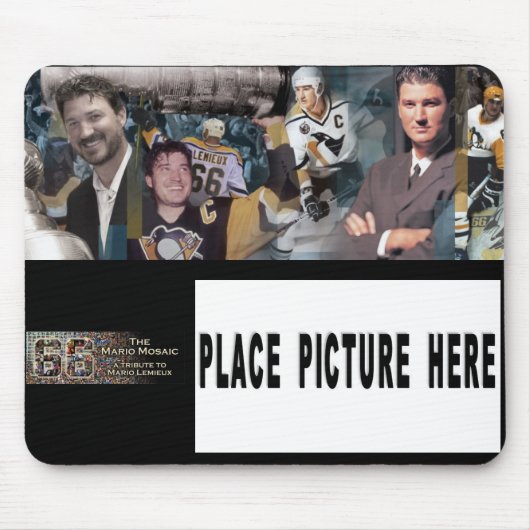 Mario Mosaic Muismat met individuele foto (Voorkant)