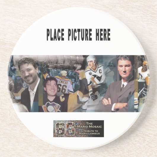 Mario Mosaic Onderzetters met Individuele foto (Voorkant)