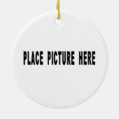 Mario Mosaic Ornament met individuele foto (Achterkant)