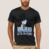 Mario Penguin Hockey T-shirt (Voorkant)