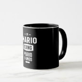 Mario Personalized Name Birthday Gift Mok (Voorkant rechts)