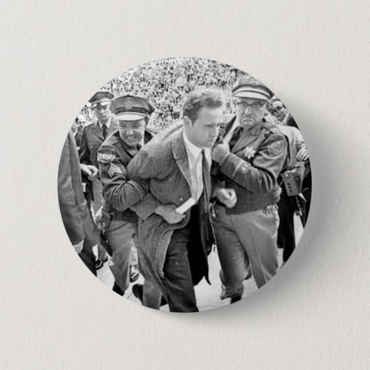 MARIO SAVIO ARREST RONDE BUTTON 5,7 CM (Voorkant)