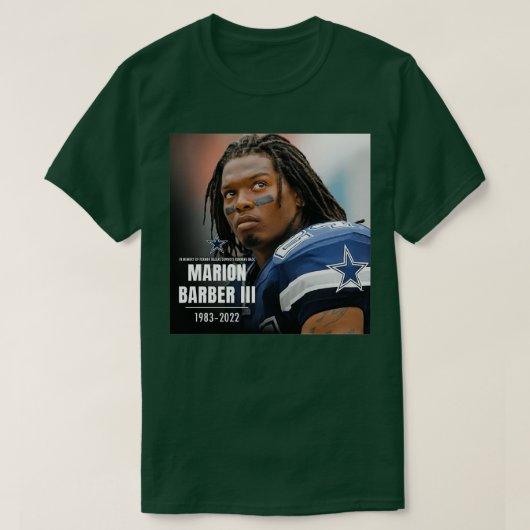 Marion Barber III 2 T-shirt (Design voorkant)