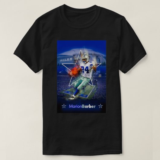 Marion Barber III 4 T-shirt (Design voorkant)
