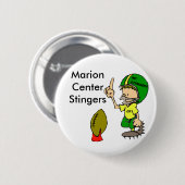 Marion Center Football Ronde Button 5,7 Cm (Voorkant /achterkant)