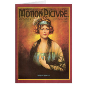 Marion Davies Silent Movie Actress Card