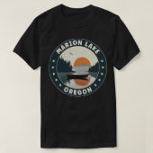 Marion Lake Oregon zonsondergang T-shirt (Design voorkant)