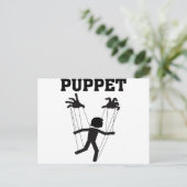 marionet briefkaart (Staand voorkant)
