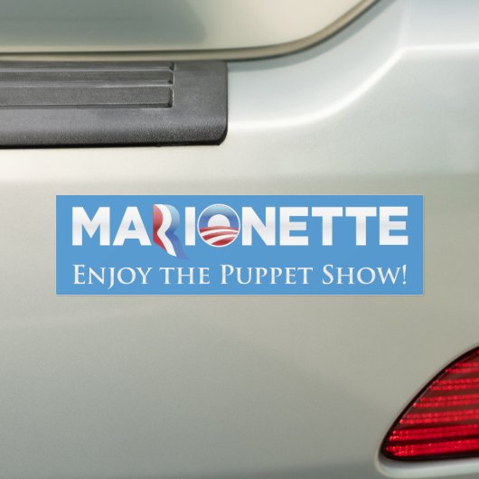 Marionette 2012 Parody Bumpersticker (Op auto)