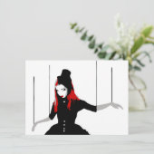 marionette kaart (Staand voorkant)