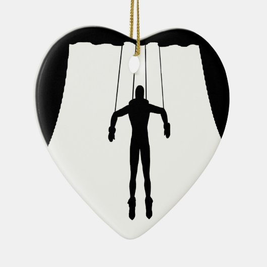 Marionette Puppet Keramisch Ornament (Rechts)