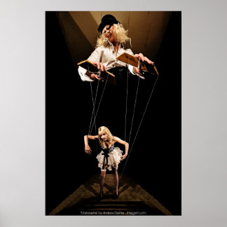 "Marionette" van Andrew Gettler Poster