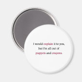 MARIONETTEN EN KRIJTLODEN MAGNEET (Voorkant / Achterkant)