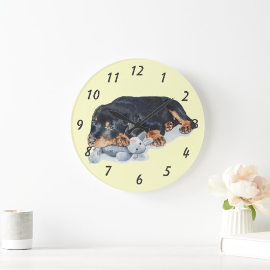 marionettenbeer rottweiler wristwatt grote klok (Huis)