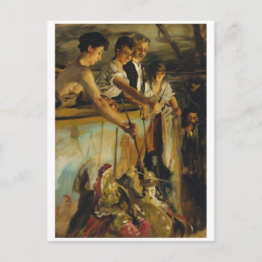 Marionettes, John Sargent Briefkaart (Voorkant)