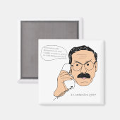 Mario's grapje over de telefoon magneet (Voorkant / Achterkant)