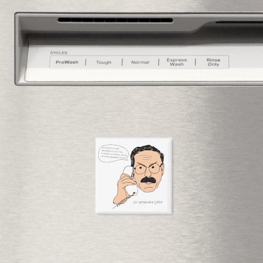 Mario's grapje over de telefoon magneet (Insitu (Vaatwasser))