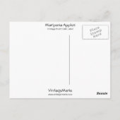 Mariposa Apples Briefkaart (Achterkant)