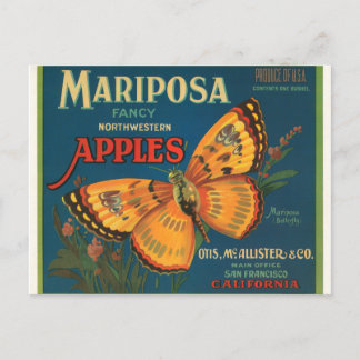 Mariposa Apples Briefkaart
