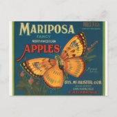 Mariposa Apples Briefkaart (Voorkant)