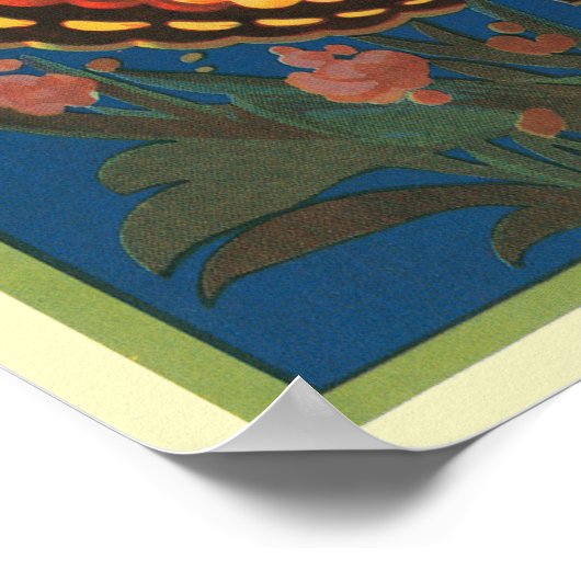 Mariposa Apples Fruit Crate Label Poster (Hoek)