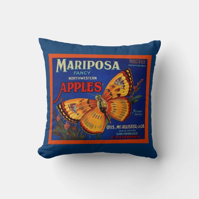 Mariposa Apples Kussen (Voorkant)