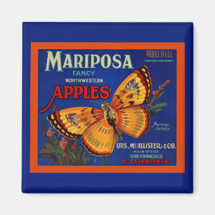 Mariposa Apples Magneet