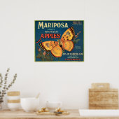 Mariposa Apples Poster (Keuken)