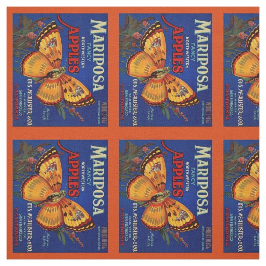 Mariposa Apples Stof (Swatch)