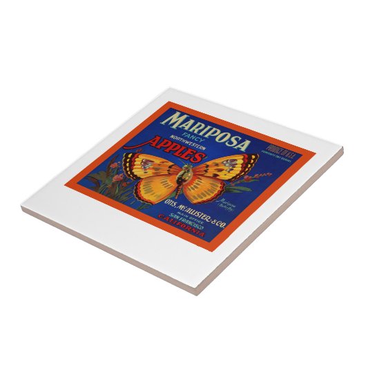 Mariposa Apples Tegeltje (Zijkant)