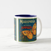 Mariposa Apples Tweekleurige Koffiemok (Voorkant rechts)