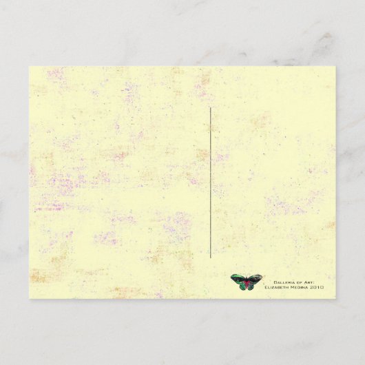 Mariposa ~ Briefkaart / Uitnodiging (Achterkant)