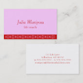 Mariposa Card Visitekaartje (Voorkant / Achterkant)