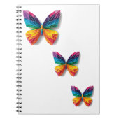 Mariposa de origami multicolor notitieboek (Voorkant)