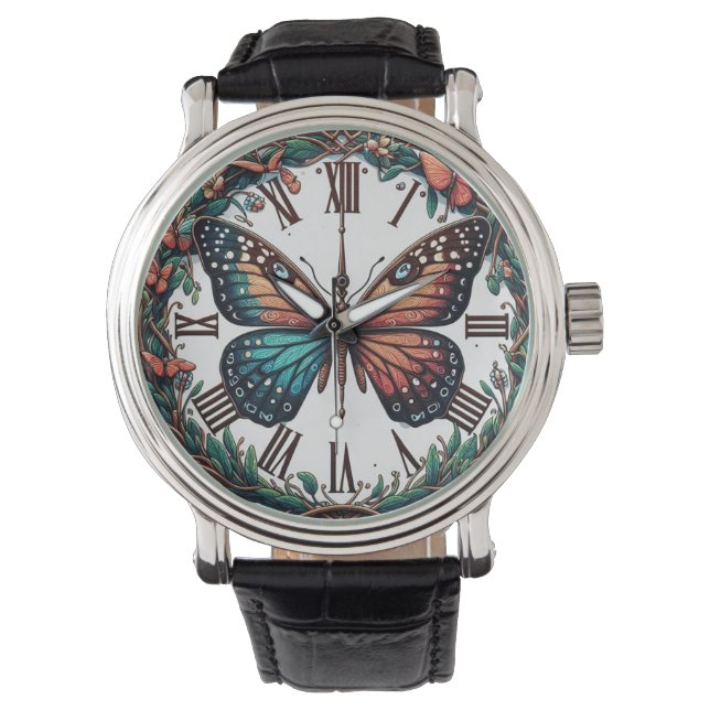 Mariposa en un bosque horloge (Voorkant)