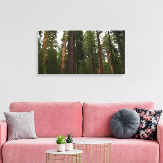 Mariposa Grove in Yosemite National Park Canvas Afdruk (Insitu (Woonkamer))