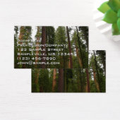 Mariposa Grove in Yosemite National Park Visitekaartje (Bureau)